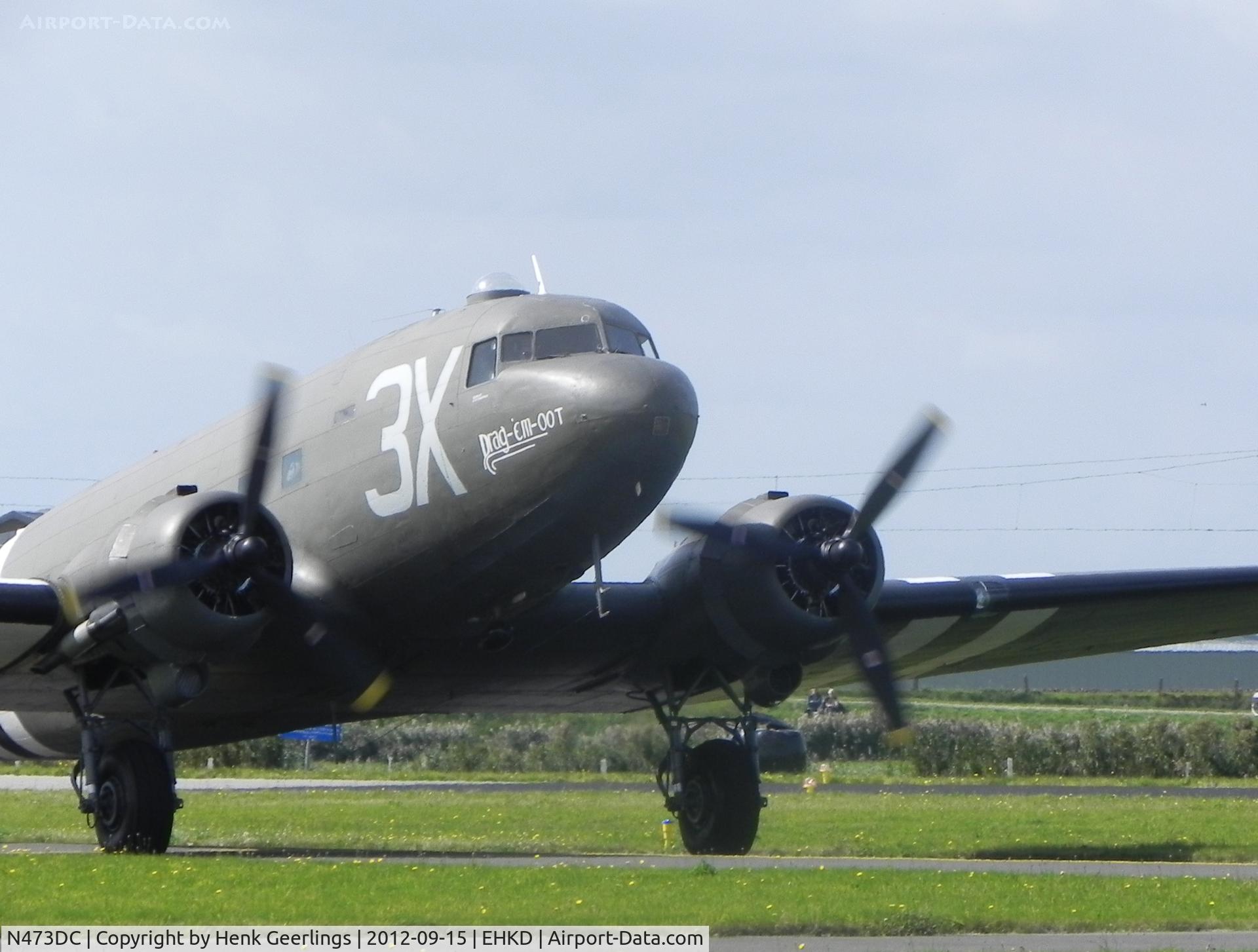 N473DC, 1942 Douglas DC3C (C-47A) C/N 19345, Heldair Air Show , 15 Sep 2012  at Den Helder Airport C-47A-DL 