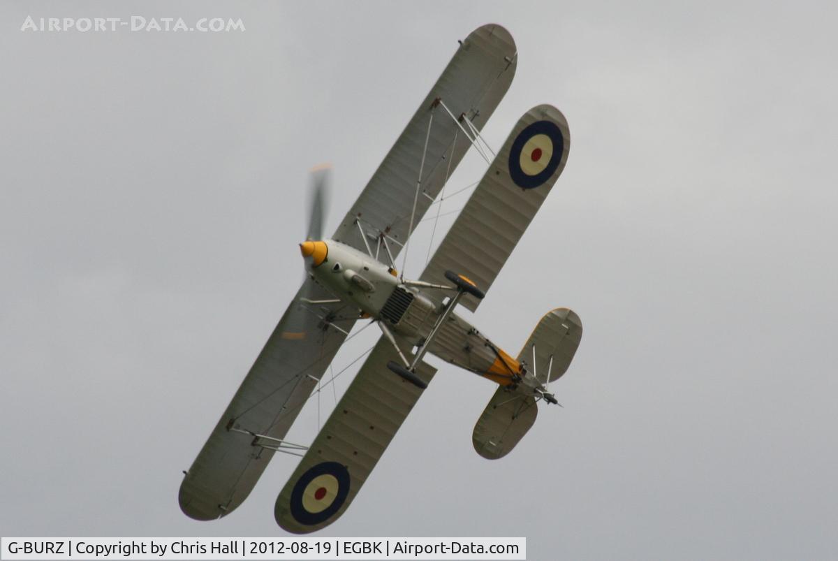 G-BURZ, 1934 Hawker Nimrod II C/N 41H-59890, at the 2012 Sywell Airshow