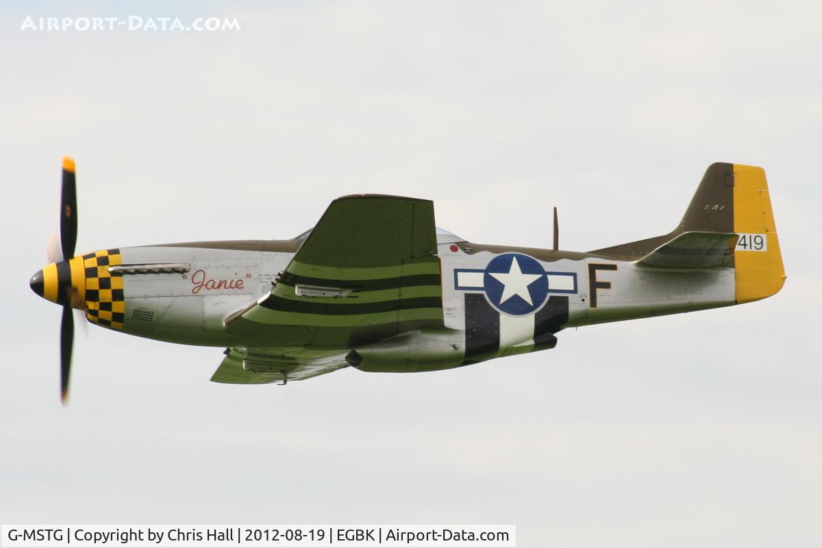 G-MSTG, 1945 North American P-51D Mustang C/N 124-48271, at the 2012 Sywell Airshow