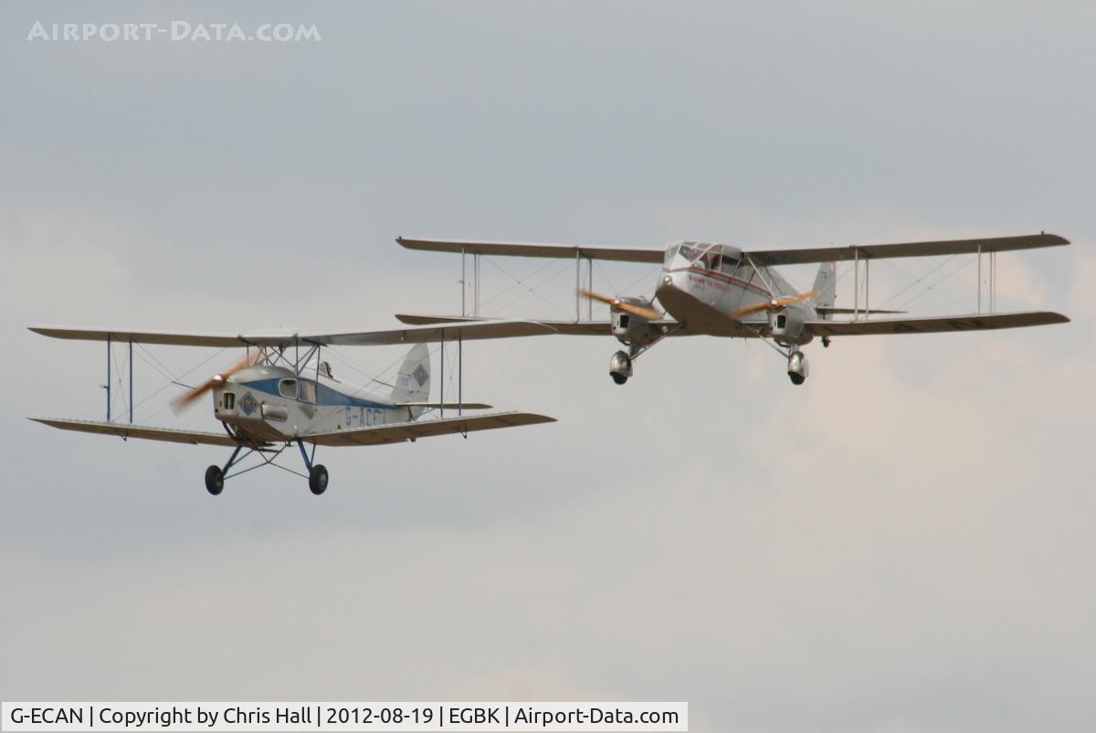G-ECAN, 1943 De Havilland Australia DH-84 Dragon 3 C/N DHA2048, at the 2012 Sywell Airshow