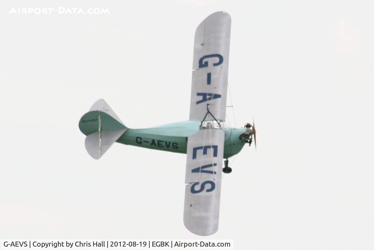 G-AEVS, 1937 Aeronca 100 C/N AB114, at the 2012 Sywell Airshow