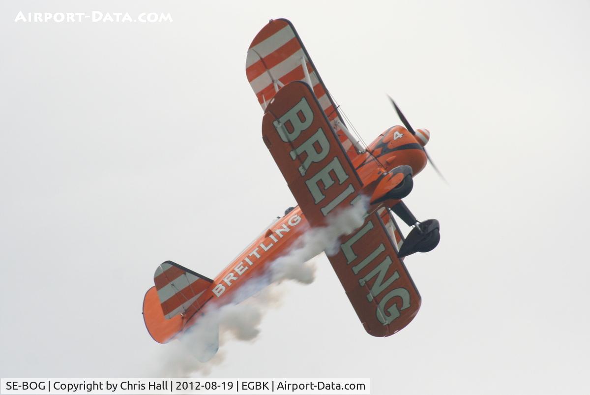 SE-BOG, 1942 Boeing N2S-3 Kaydet (B75N1) C/N 75-7128, at the 2012 Sywell Airshow