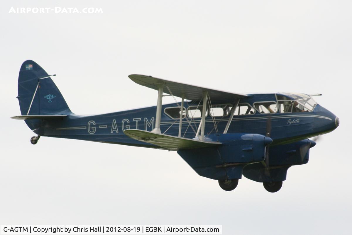 G-AGTM, 1944 De Havilland DH-89A Dominie/Dragon Rapide C/N 6746, at the 2012 Sywell Airshow