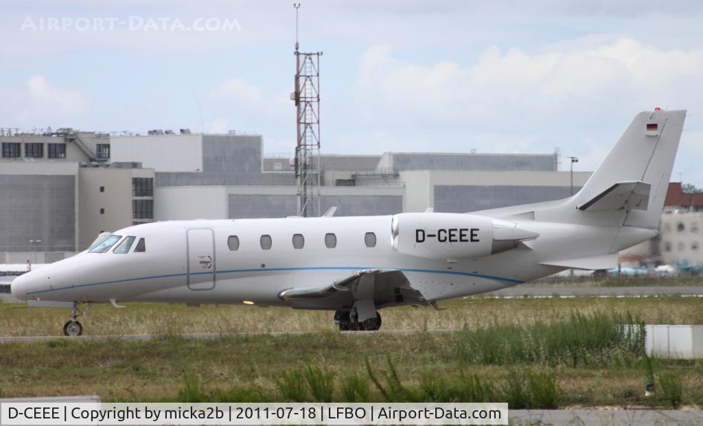 D-CEEE, 2006 Cessna 560XLS Citation Excel C/N 560-5630, Taxiing