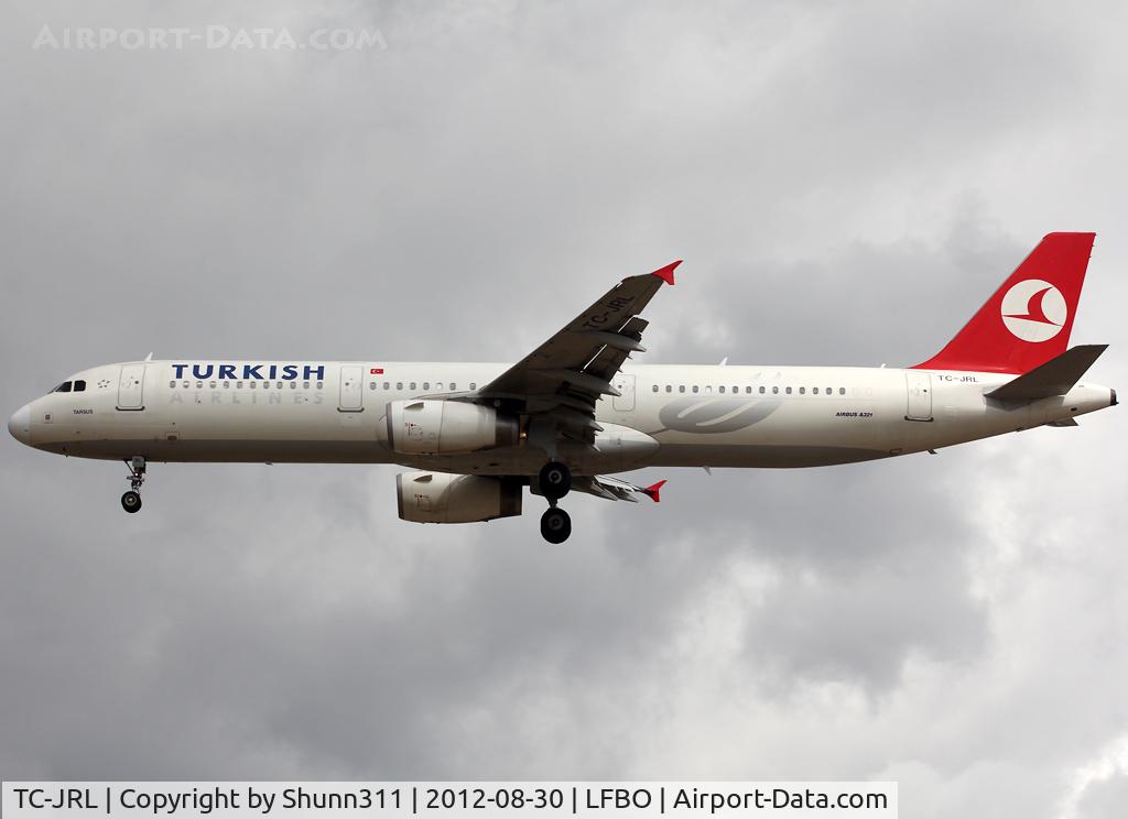 TC-JRL, 2008 Airbus A321-231 C/N 3539, Landing rwy 32L