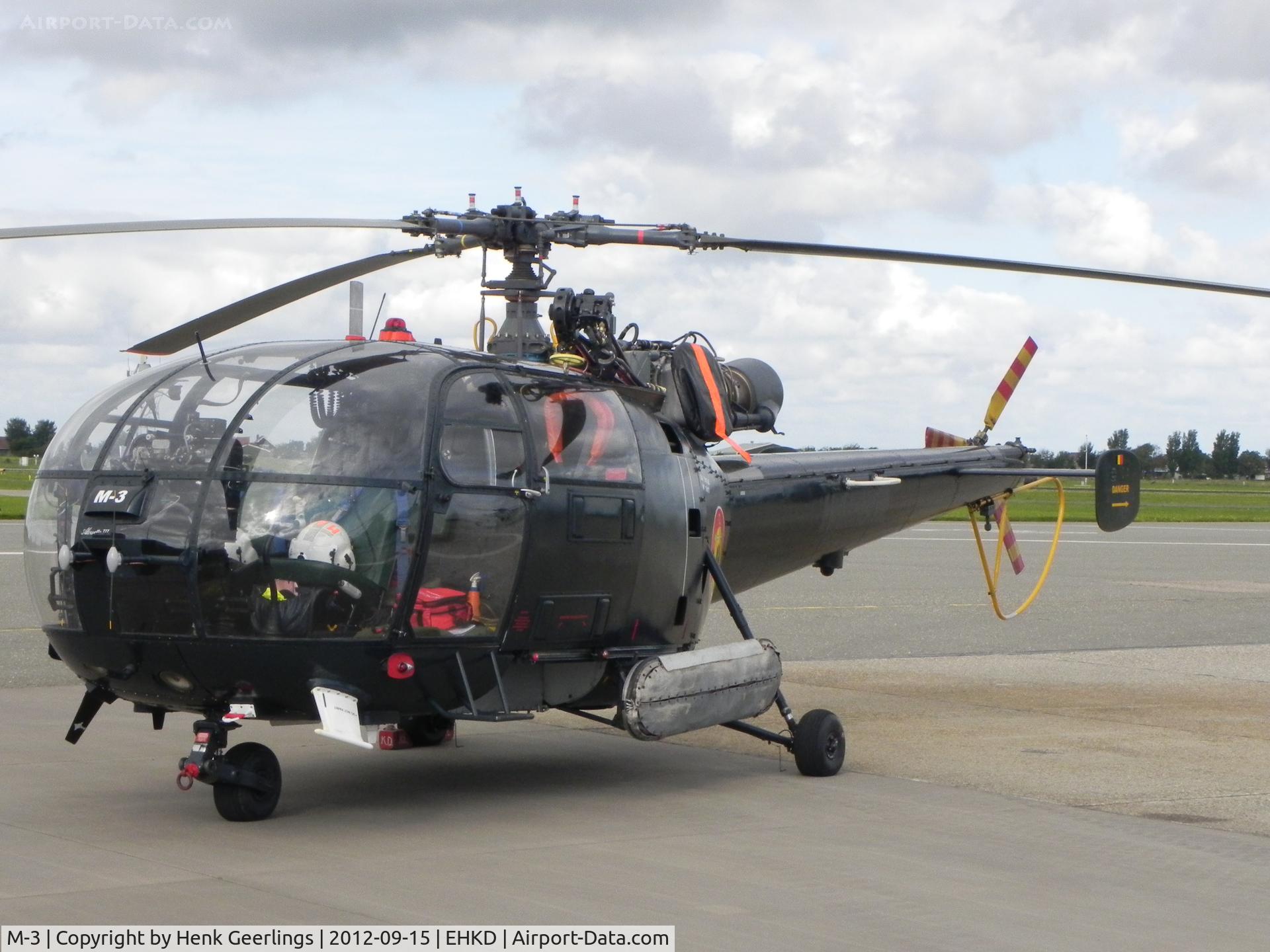 M-3, Aérospatiale SA-316B Alouette III C/N 1817, Heldair Air Show , Sept 2012  , Den Helder Airport.
