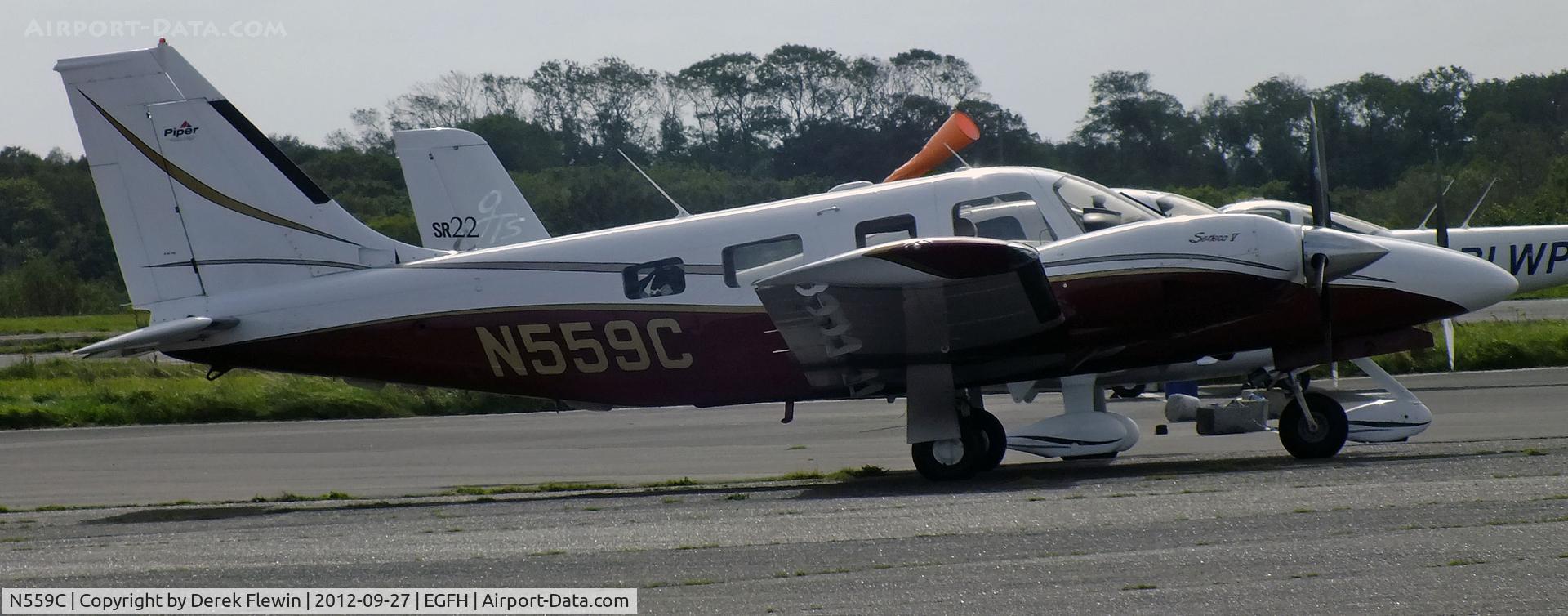 N559C, Piper PA-34-220T C/N 3449238, Seen at EGFH.