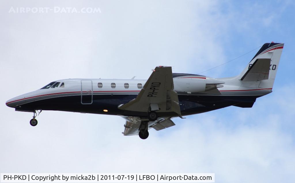 PH-PKD, 2010 Cessna 560XLS Citation Excel+ C/N 560-6077, Landing