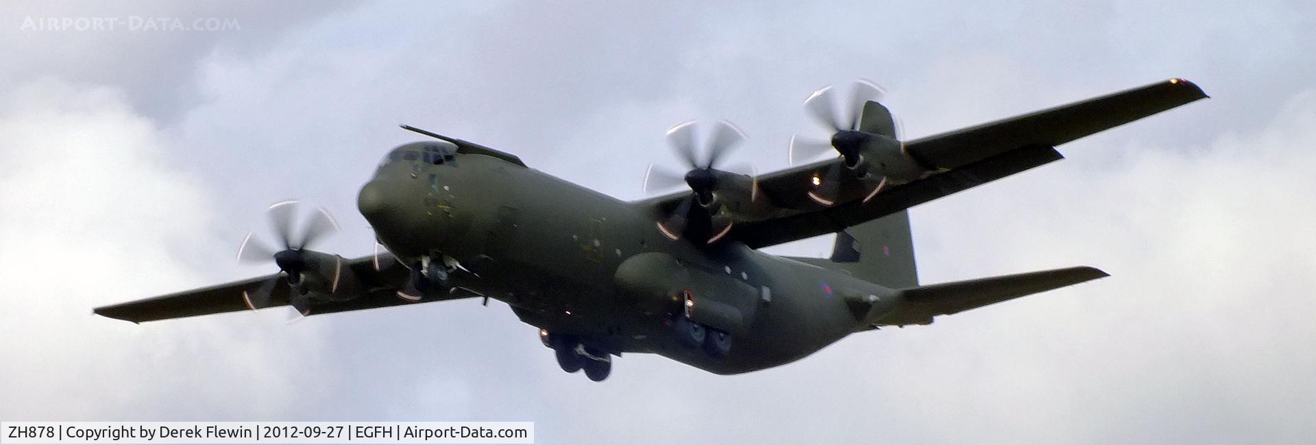 ZH878, 1998 Lockheed Martin C-130J-30 Hercules C.4 C/N 382-5462, Missed approach by Ascot 234 30 Sqn RAF Brize Norton. Thanks to Stu at S.W.A.G