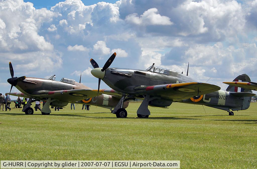 G-HURR, 1942 Hawker (CCF) Hurricane Mk12 C/N 52024, Sadly lost in the fatal Shoreham crash