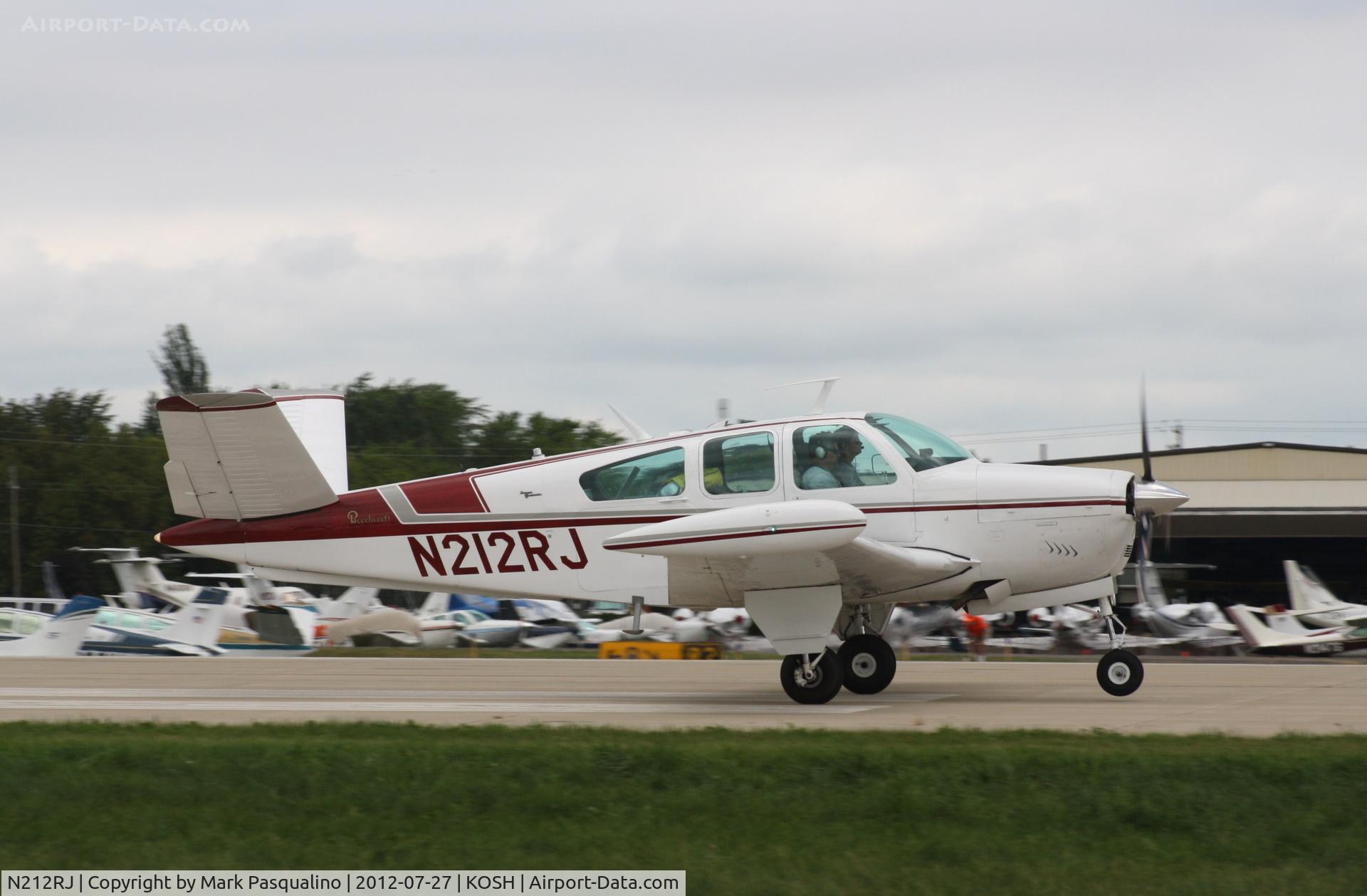 N212RJ, 1964 Beech S35 Bonanza C/N D-7467, Beech S35