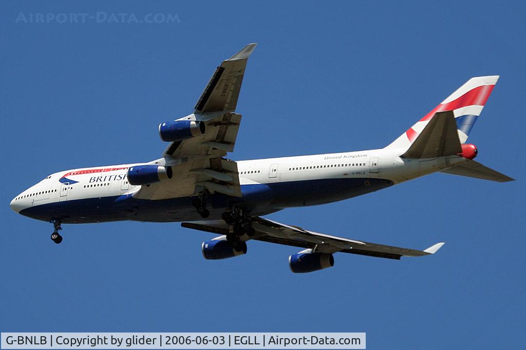 G-BNLB, 1989 Boeing 747-436 C/N 23909, Heathrow arrival