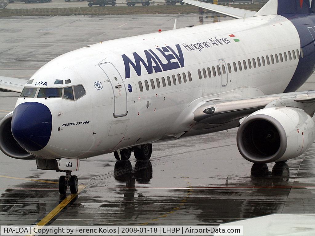 HA-LOA, 2003 Boeing 737-7Q8 C/N 28254, Ferihegy