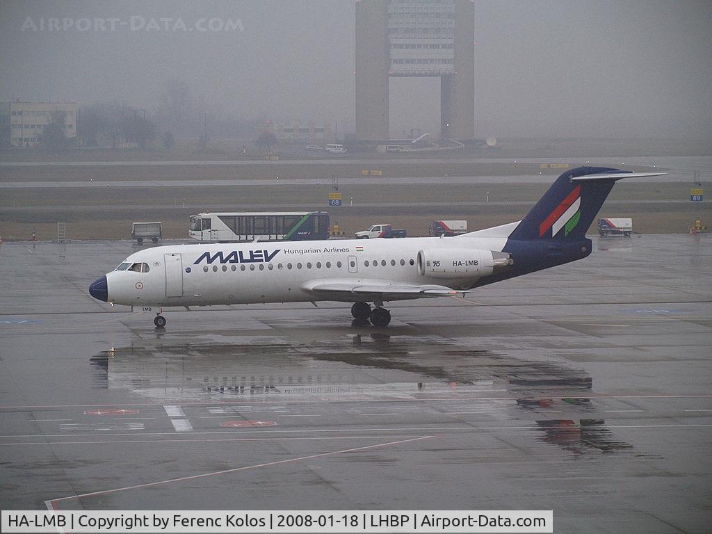 HA-LMB, 1996 Fokker 70 (F-28-0070) C/N 11565, Ferihegy