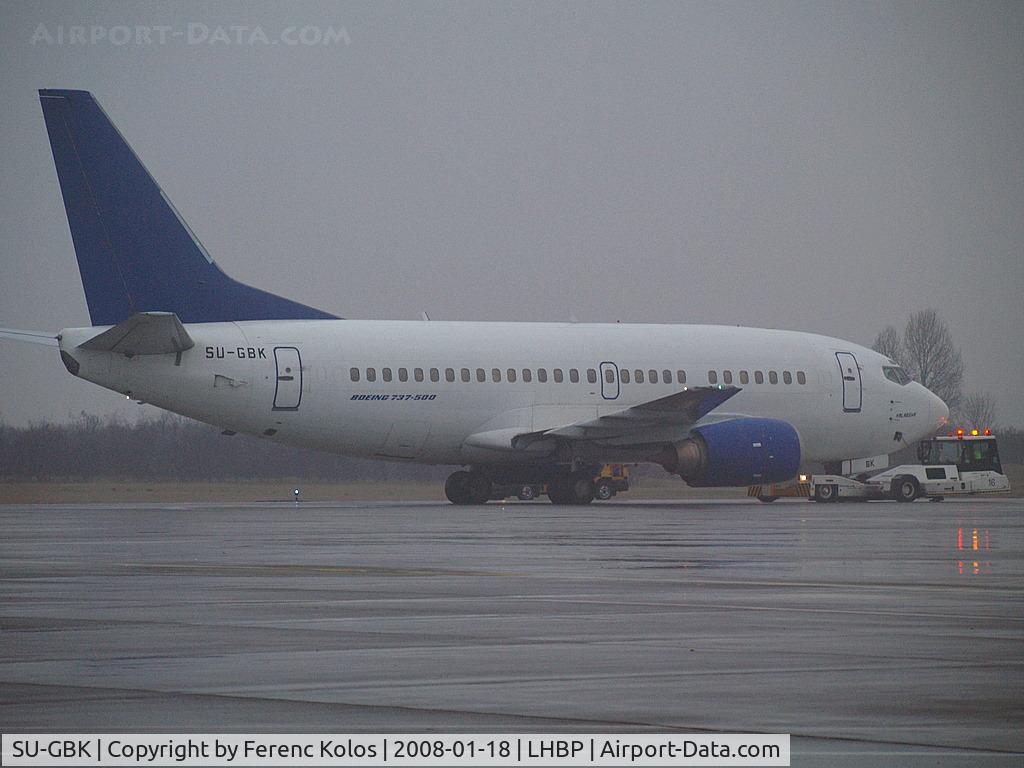 SU-GBK, 1992 Boeing 737-566 C/N 26052, Ferihegy