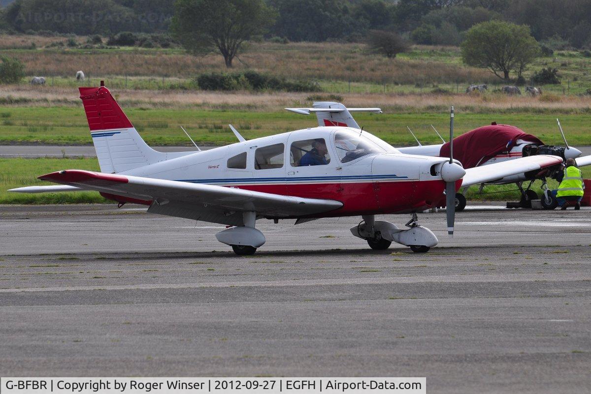 G-BFBR, 1977 Piper PA-28-161 Cherokee Warrior II C/N 28-7716277, Visiting Cherokee Warrior II operated by Phoenix Aviation.
