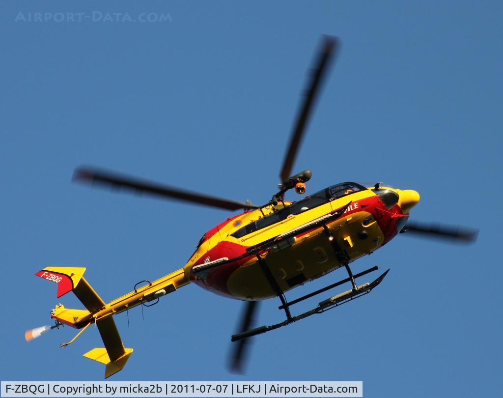 F-ZBQG, 2008 Eurocopter-Kawasaki EC-145 (BK-117C-2) C/N 9217, In flight. Crashed in Villard De Lans near Grenoble, killing one person on board . 