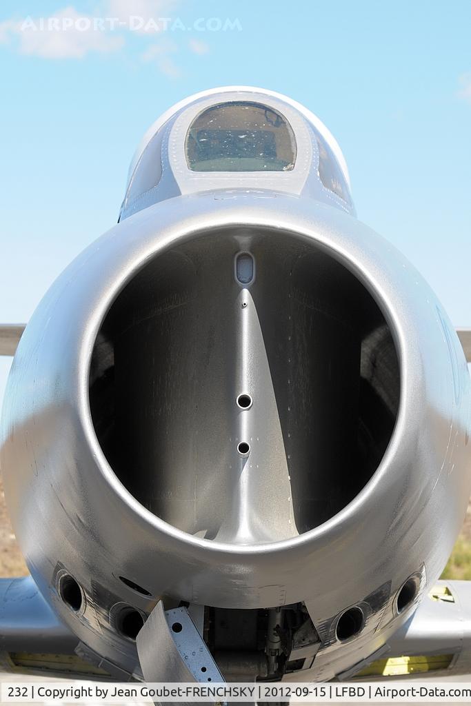 232, Dassault MD-450 Ouragan C/N 232, beautiful nose