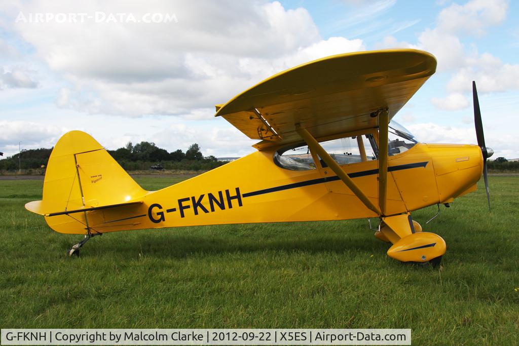 G-FKNH, 1948 Piper PA-15 Vagabond Vagabond C/N 15-291, Piper PA-15 Vagabond, Great North Fly-In, Eshott Airfield UK, September 2012.