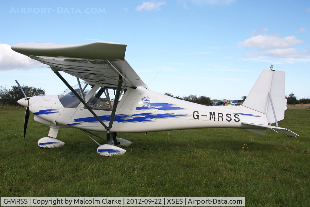 G-MRSS, 2011 Comco Ikarus C42 FB80 Bravo C/N 1110-7175, Comco Ikarus C42 FB80 Bravo, Great North Fly-In, Eshott Airfield UK, September 2012.