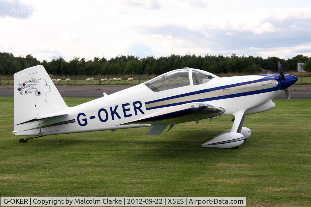 G-OKER, 2004 Vans RV-7 C/N PFA 323-14233, Vans RV-7, Great North Fly-In, Eshott Airfield UK, September 2012.