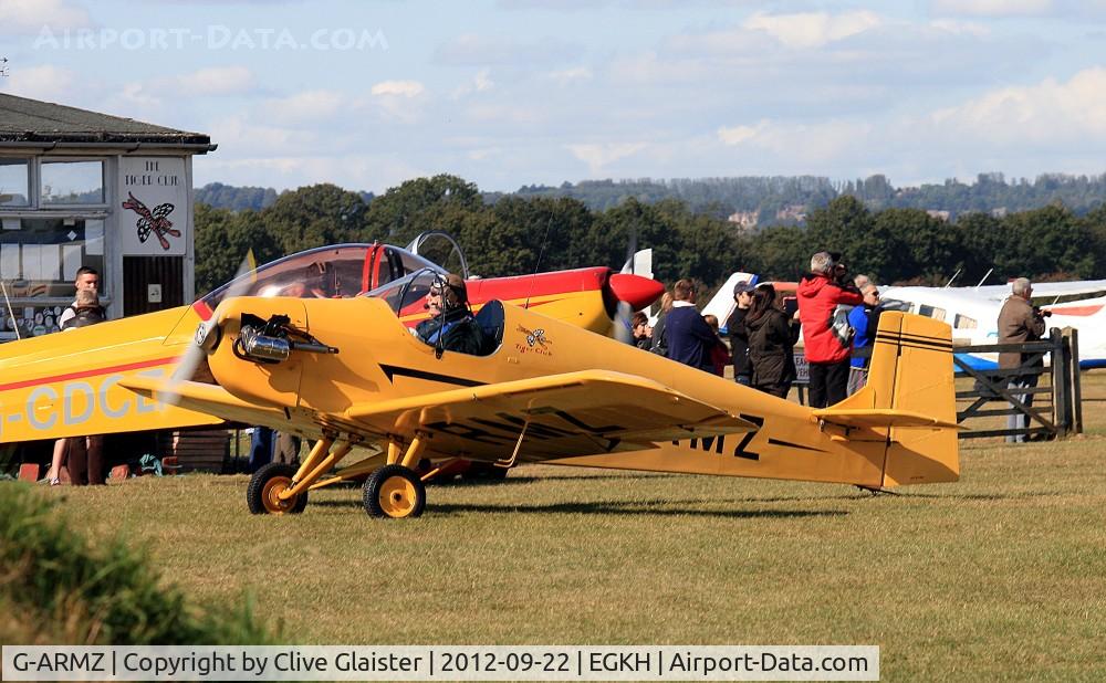 G-ARMZ, 1961 Rollason Druine D.31 Turbulent C/N PFA 565, Originally owned to, Rollason Aircraft & Engines Ltd in May 1961 and currently owned to, The Tiger Club 1990 Ltd since September 2005.