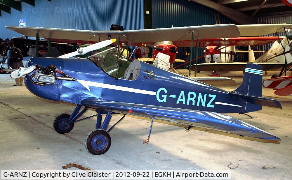 G-ARNZ, 1961 Rollason Druine D.31 Turbulent C/N PFA 579, Originally owned to, Rollason Aircraft & Engines Ltd in June 1961 and currently owned to, The Tiger Club 1990 Ltd in February 1996.
