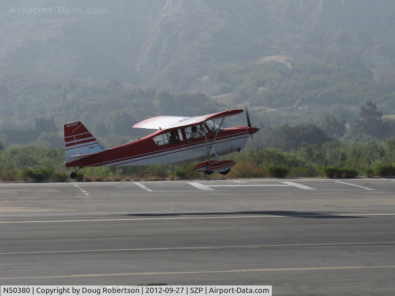 N50380, 1979 Bellanca 7ECA Citabria Citabria C/N 1291-79, 1979 Bellanca 7ECA CITABRIA, Lycoming O-235 115 Hp, takeoff Rwy 22