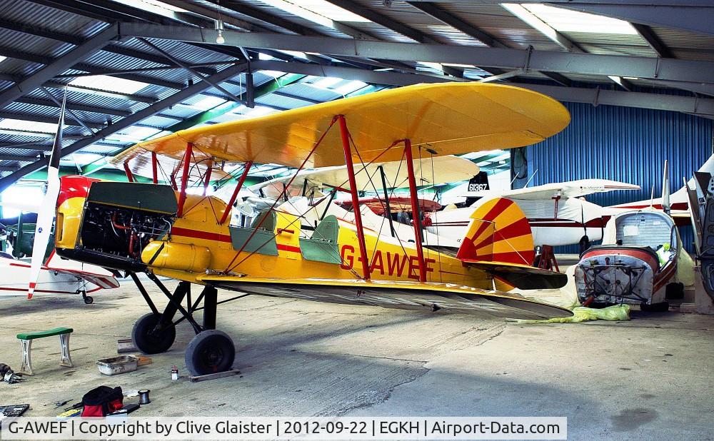 G-AWEF, 1947 Stampe-Vertongen SV-4C(G) C/N 549, Ex: F-BDCT > G-AWEF - Originally owned to, Rollason Aircraft & Engines Ltd in February 1968 and currently in private hands since October 2004