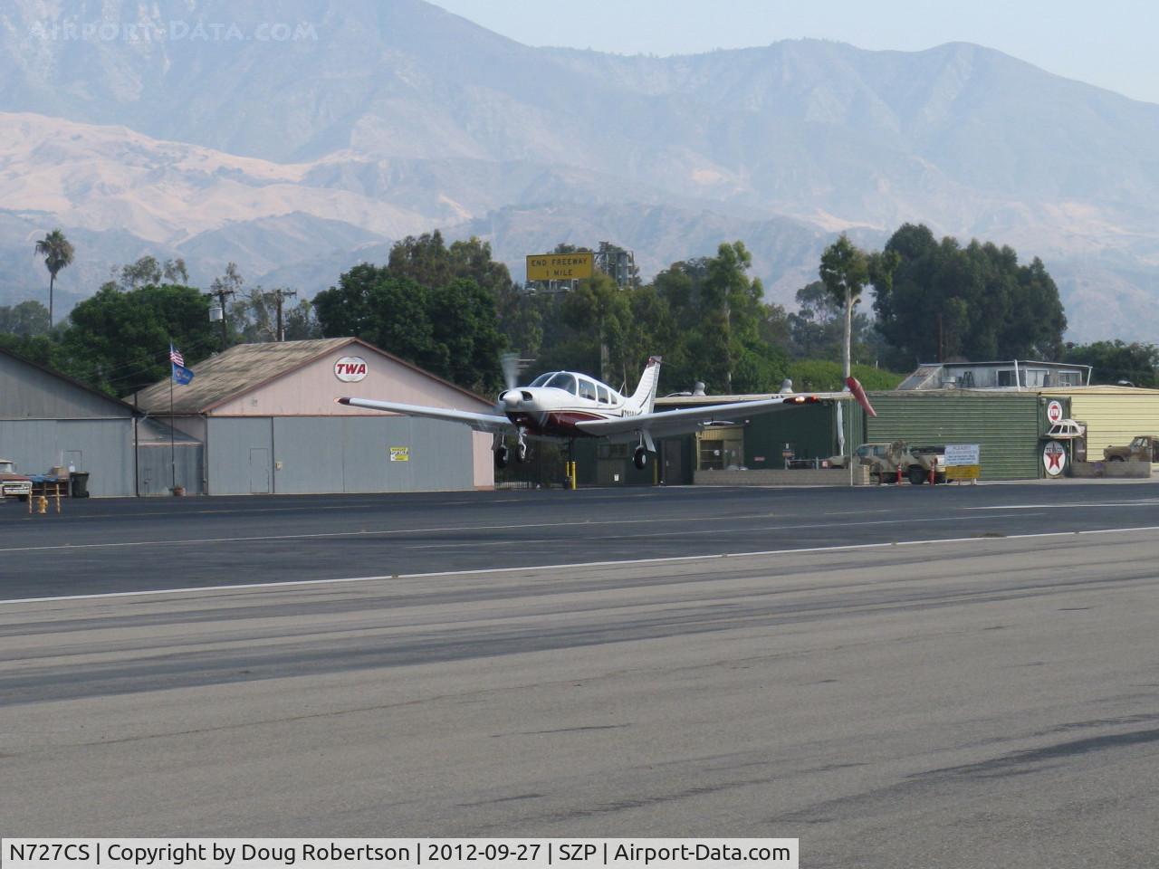N727CS, 1977 Piper PA-28R-201T Turbo Cherokee Arrow III C/N 28R-7703262, 1977, Piper PA-28R-201T TURBO ARROW III, Continental TSIO-360-F 200 Hp, landing Rwy 22