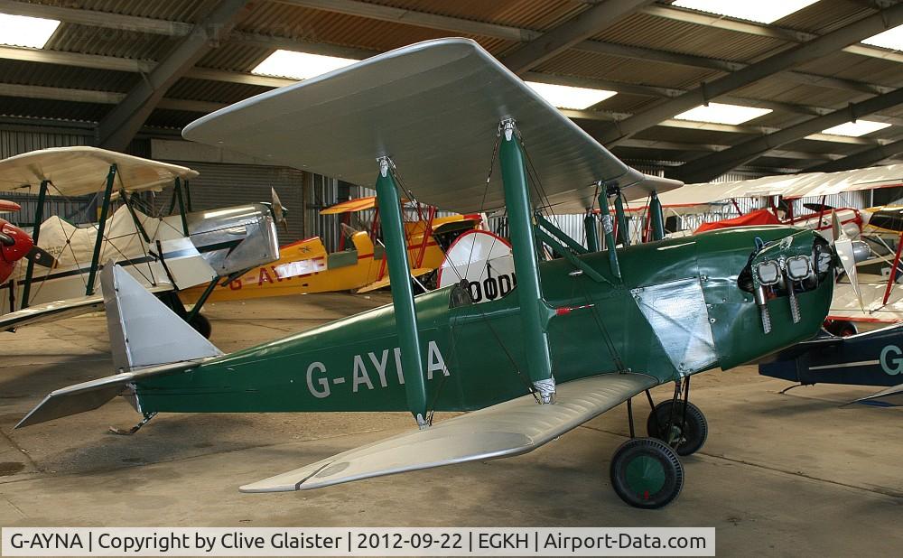 G-AYNA, 1973 Currie Wot C/N PFA 3016, Originally owned into private hands in November 1970.