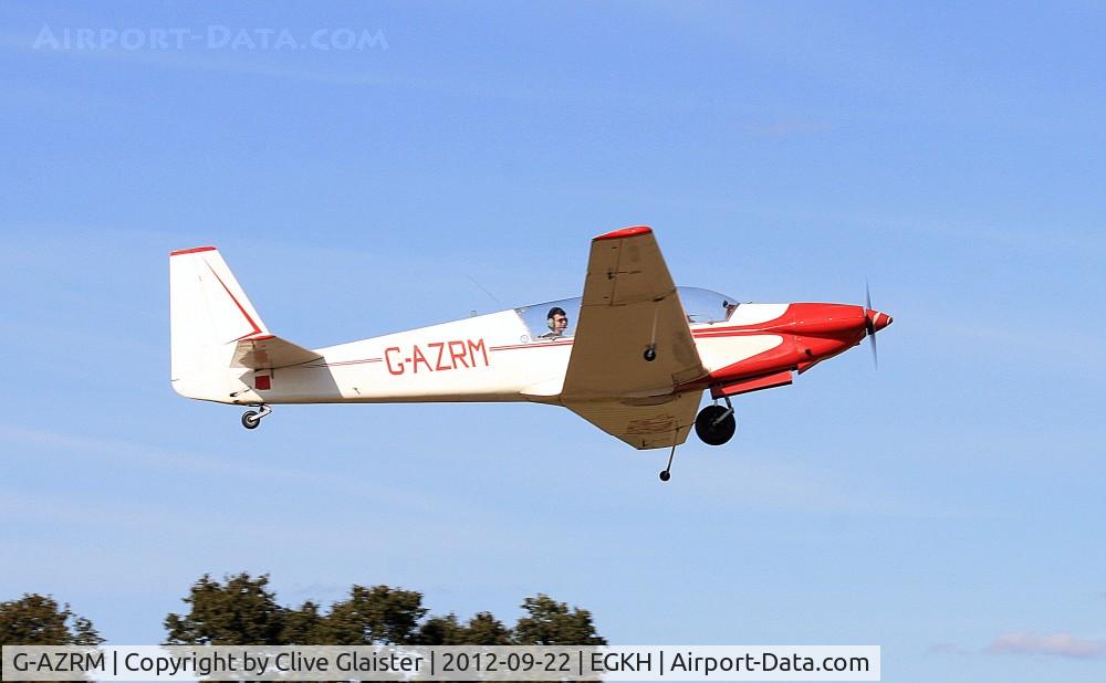 G-AZRM, 1972 Sportavia-Putzer RF-5 C/N 5111, Originally owned to, Down Park Estates Ltd in March 1972 and currently owned to a Trustee of, Romeo Mike Group since June 2003.