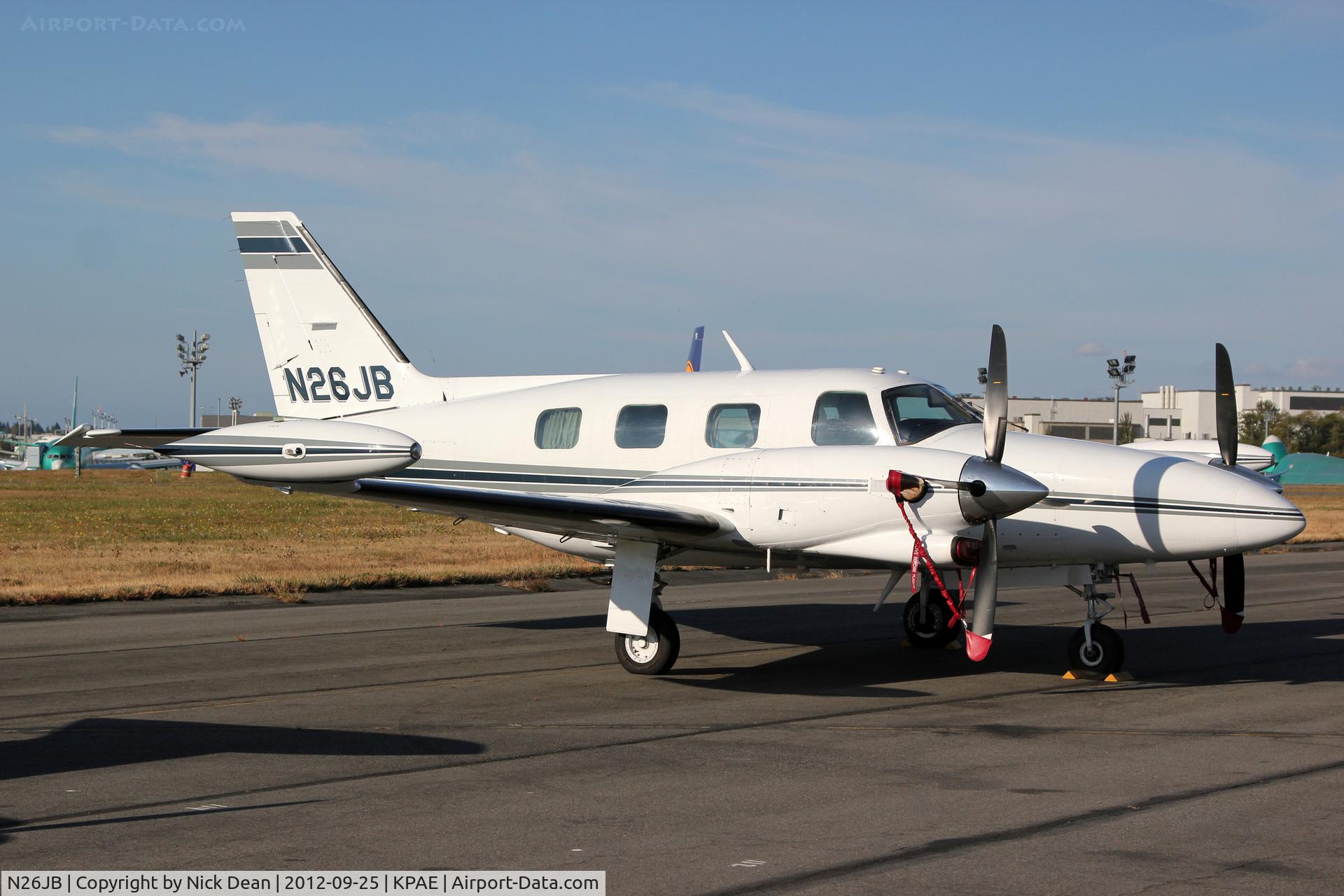 N26JB, 1980 Piper PA-31T1 C/N 31T-8104020, KPAE/PAE