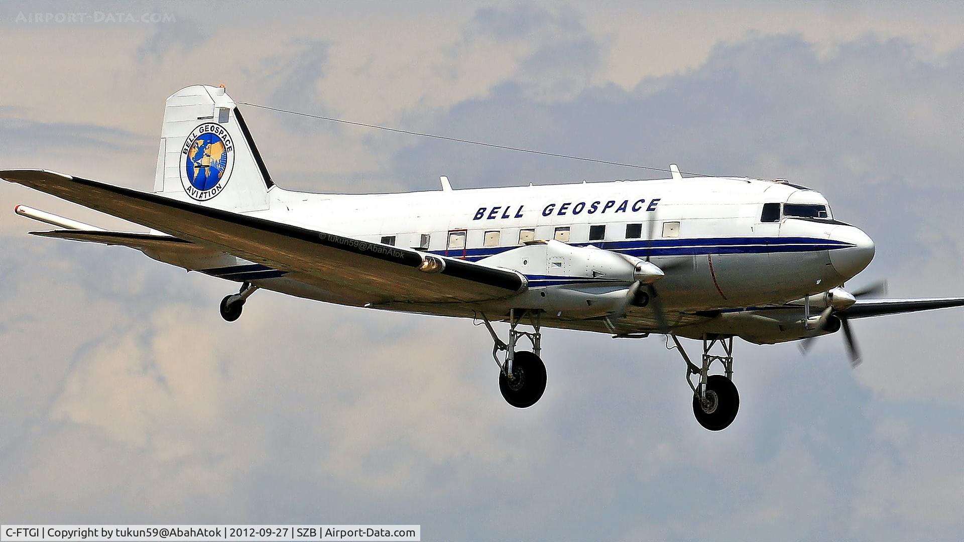 C-FTGI, 1944 Basler BT-67 C/N 26268, Bell Geospace Aviation