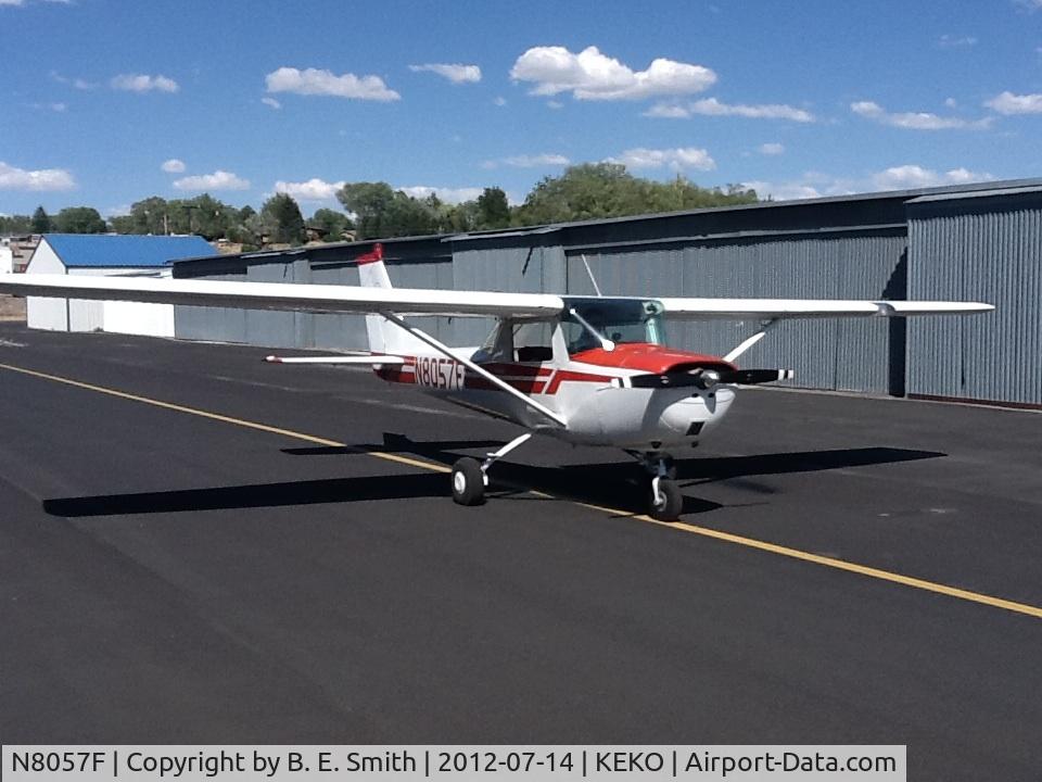 N8057F, 1966 Cessna 150F C/N 15064157, Weekly flyer, with Garmin 430 stack.