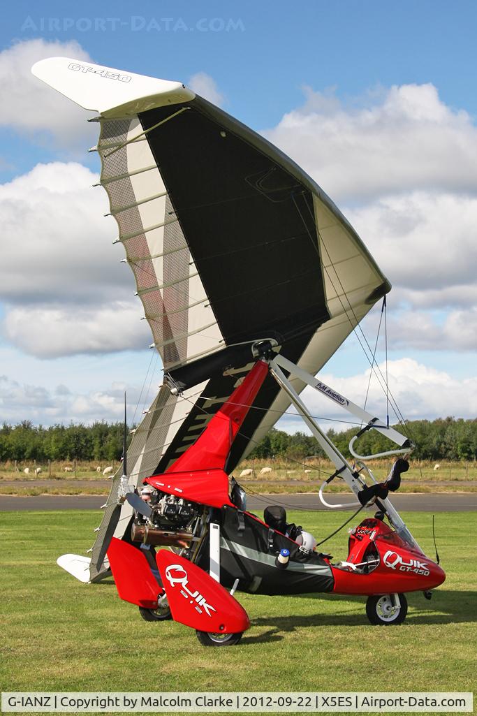 G-IANZ, 2011 Mainair Quik 450GT C/N 8576, Mainair Quik GT 450, Great North Fly-In, Eshott Airfield UK, September 2012.