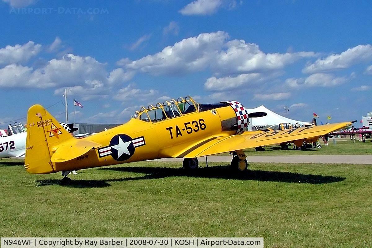 N946WF, 1941 North American T-6G Texan C/N 168-680, North American T-6G Texan [168-680] Oshkosh-Wittman Regional Airport~N 30/07/2008