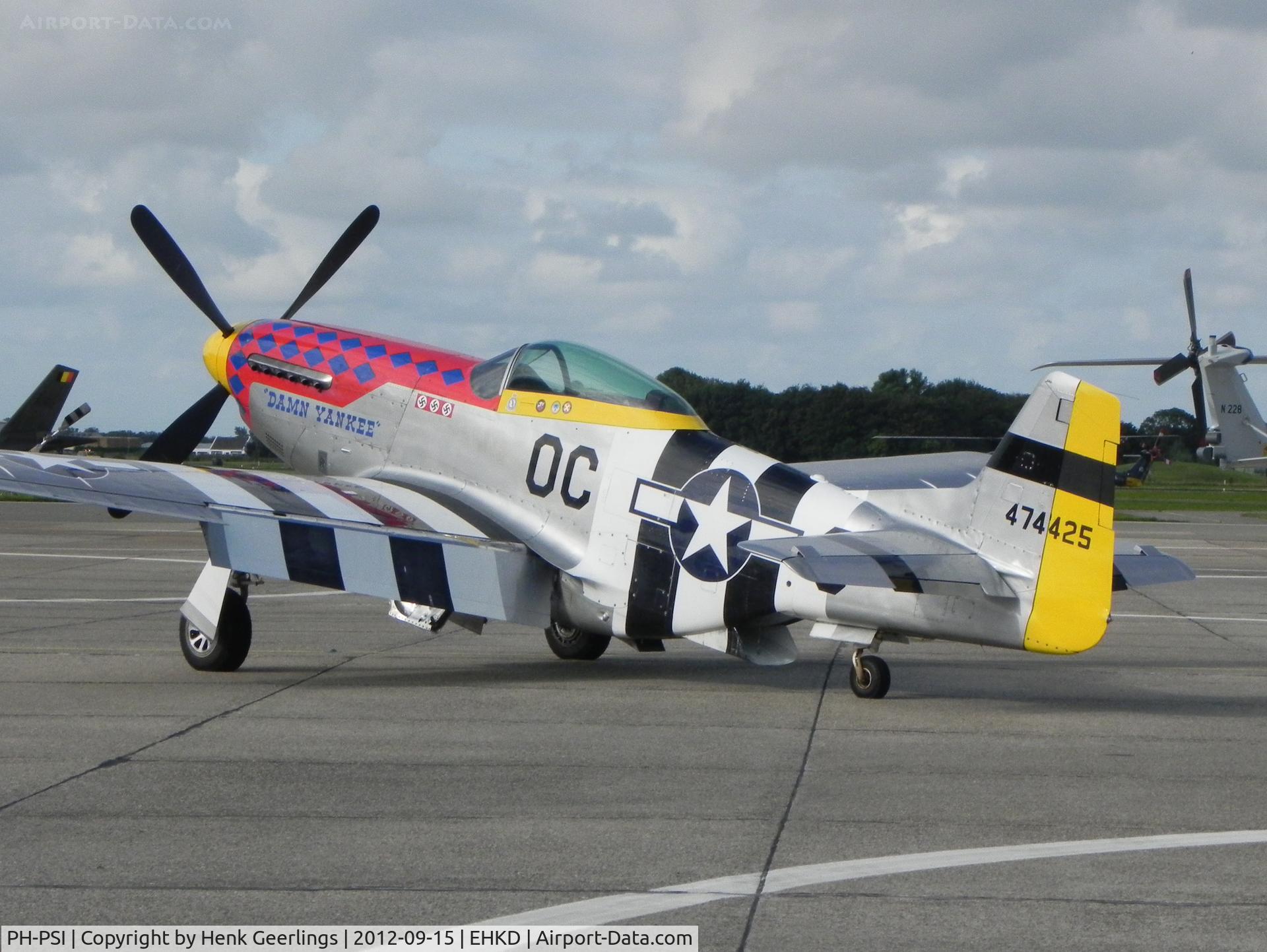 PH-PSI, 1945 North American P-51D Mustang C/N 122-40965, Heldair Air Show