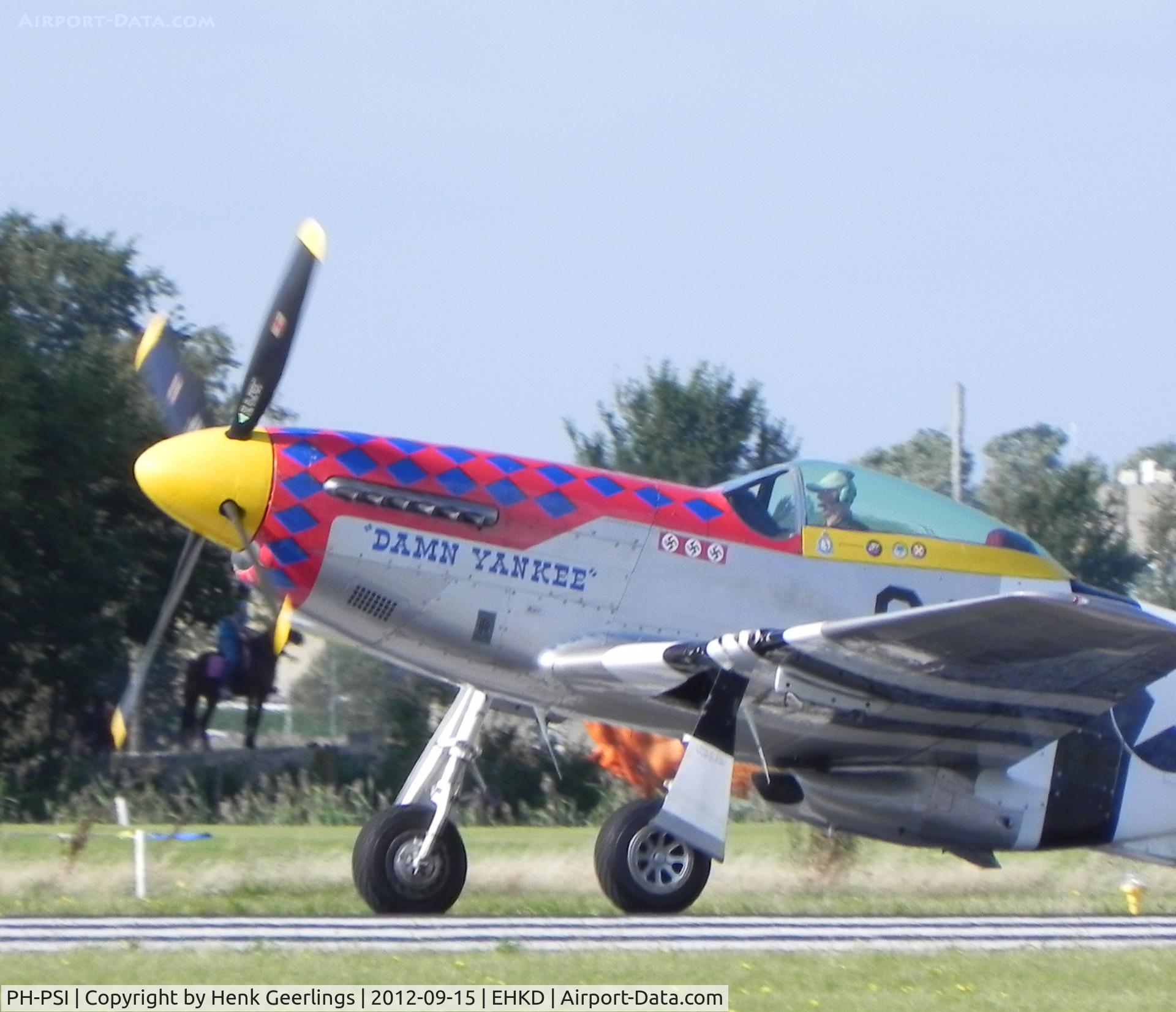 PH-PSI, 1945 North American P-51D Mustang C/N 122-40965, Heldair Air Show