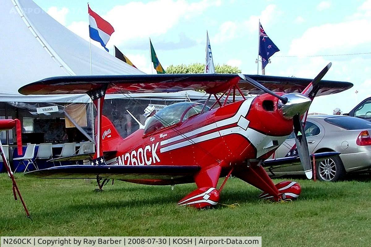 N260CK, 1991 Aviat Pitts S-2B Special C/N 5225, Christen S-2B Special [5225] Oshkosh-Wittman Regional Airport~N 30/07/2008