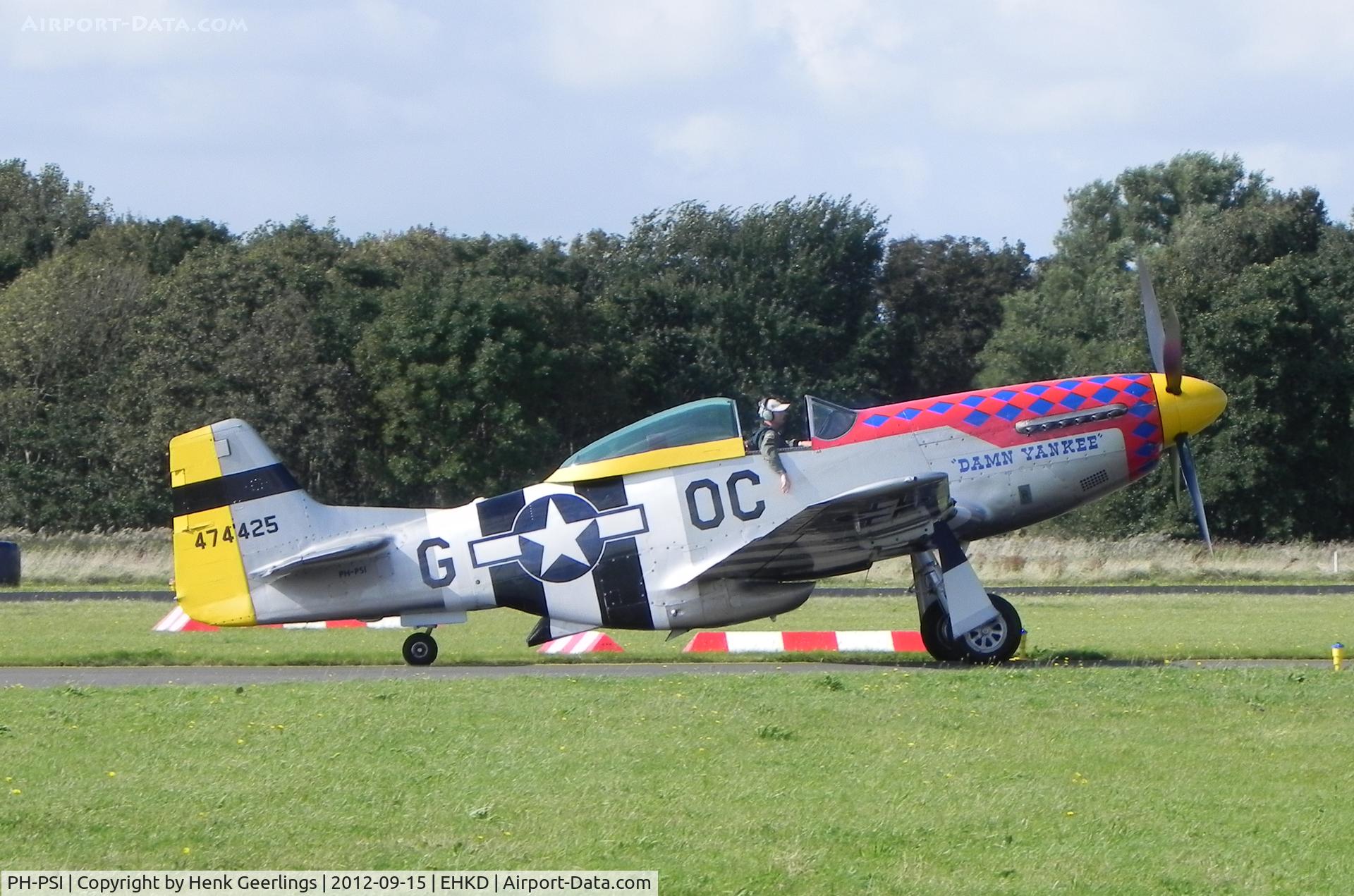 PH-PSI, 1945 North American P-51D Mustang C/N 122-40965, Heldair Air Show