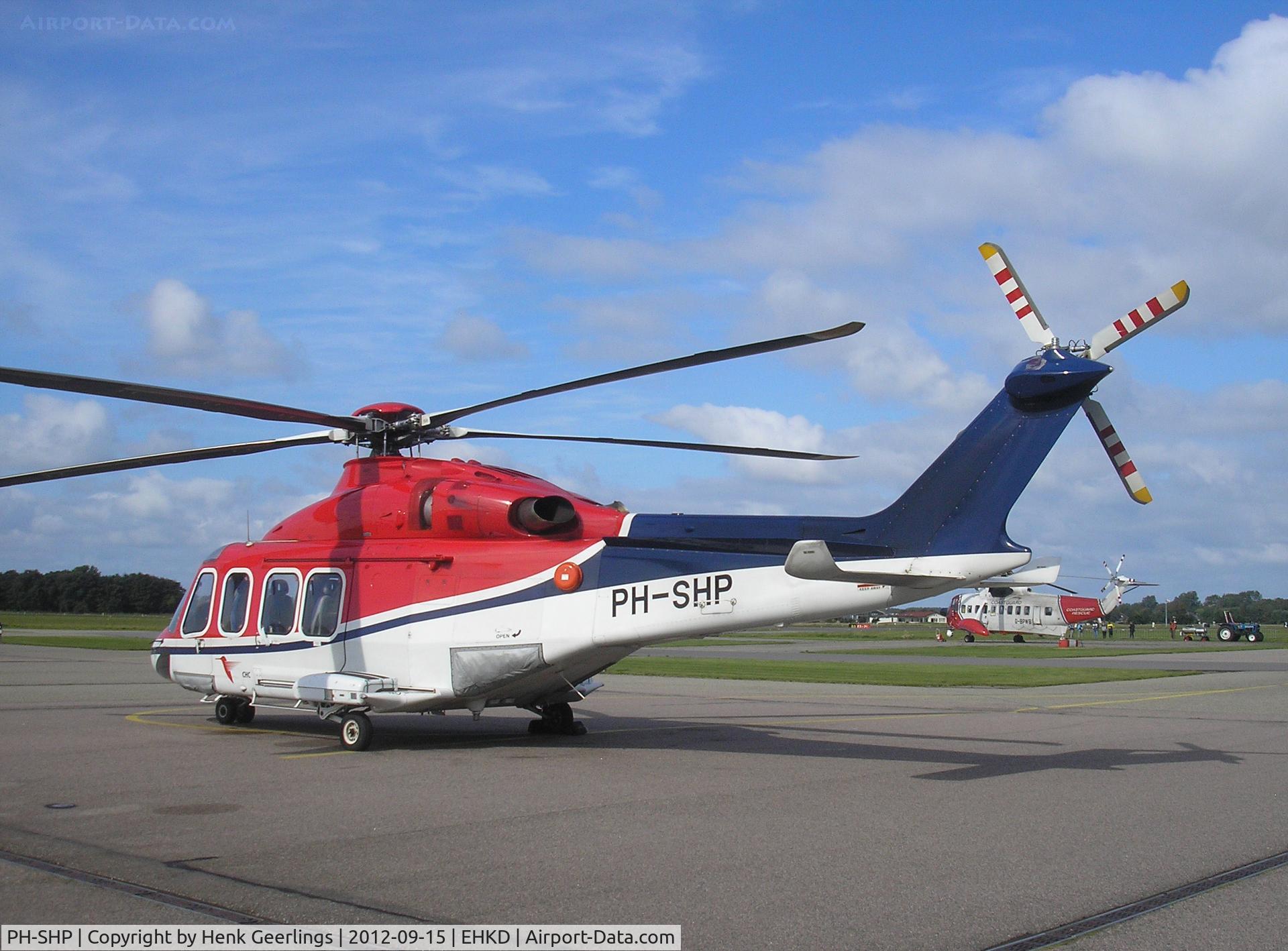 PH-SHP, 2007 AgustaWestland AW-139 C/N 31099, CHC Helicopters - Den Helder Airport