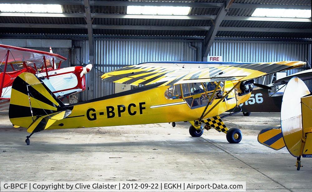G-BPCF, 1940 Piper J3C-65 Cub Cub C/N 4532, Ex: NC28033 > N28033 > N140DC > G-BPCF - Originally owned into private hands in May 1989