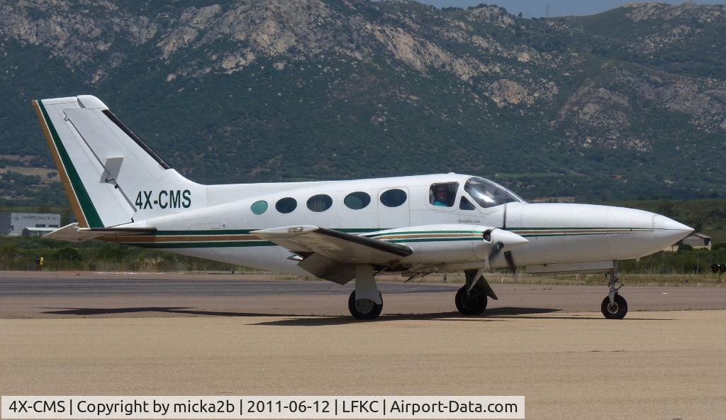 4X-CMS, Cessna 414A Chancellor C/N 414A0029, Taxiing