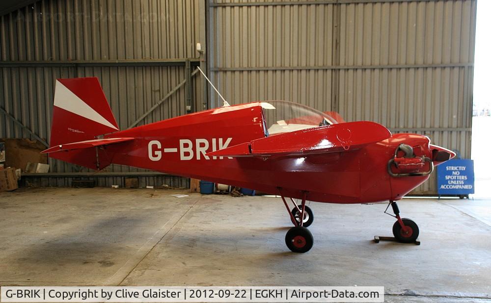 G-BRIK, 1977 Tipsy T-66 Nipper 3 C/N PFA 025-10174, Originally owned into private hands in April 1977 and currently owned to a Trustee of, Clipgate Nipper Group since January 2012.