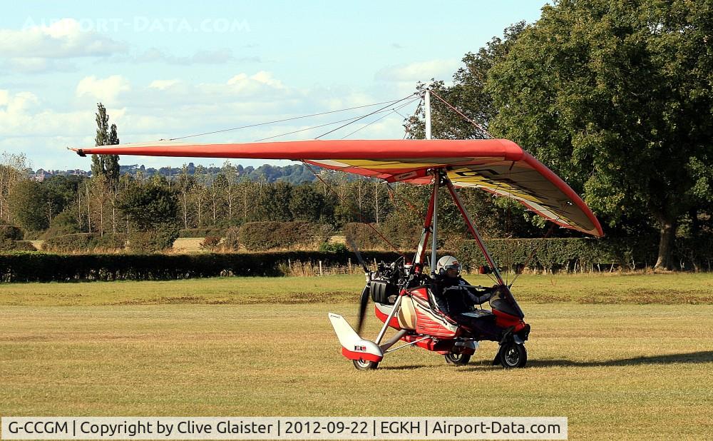 G-CCGM, 2003 Air Creation Kiss 400-582(2) C/N BMAA/HB/277, Originally owned into private hands in May 2003.