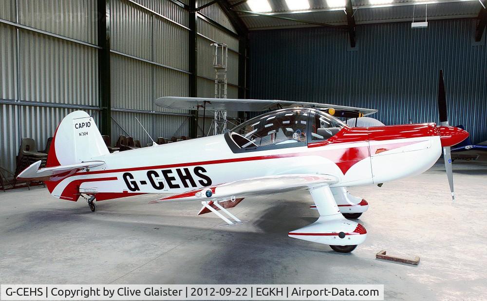 G-CEHS, 2002 Mudry CAP-10B C/N 304, Ex: HS-BCS > G-CEHS - Originally owned to, Cole Aviation Ltd in March 2007 and currently in private hands since August 2012.