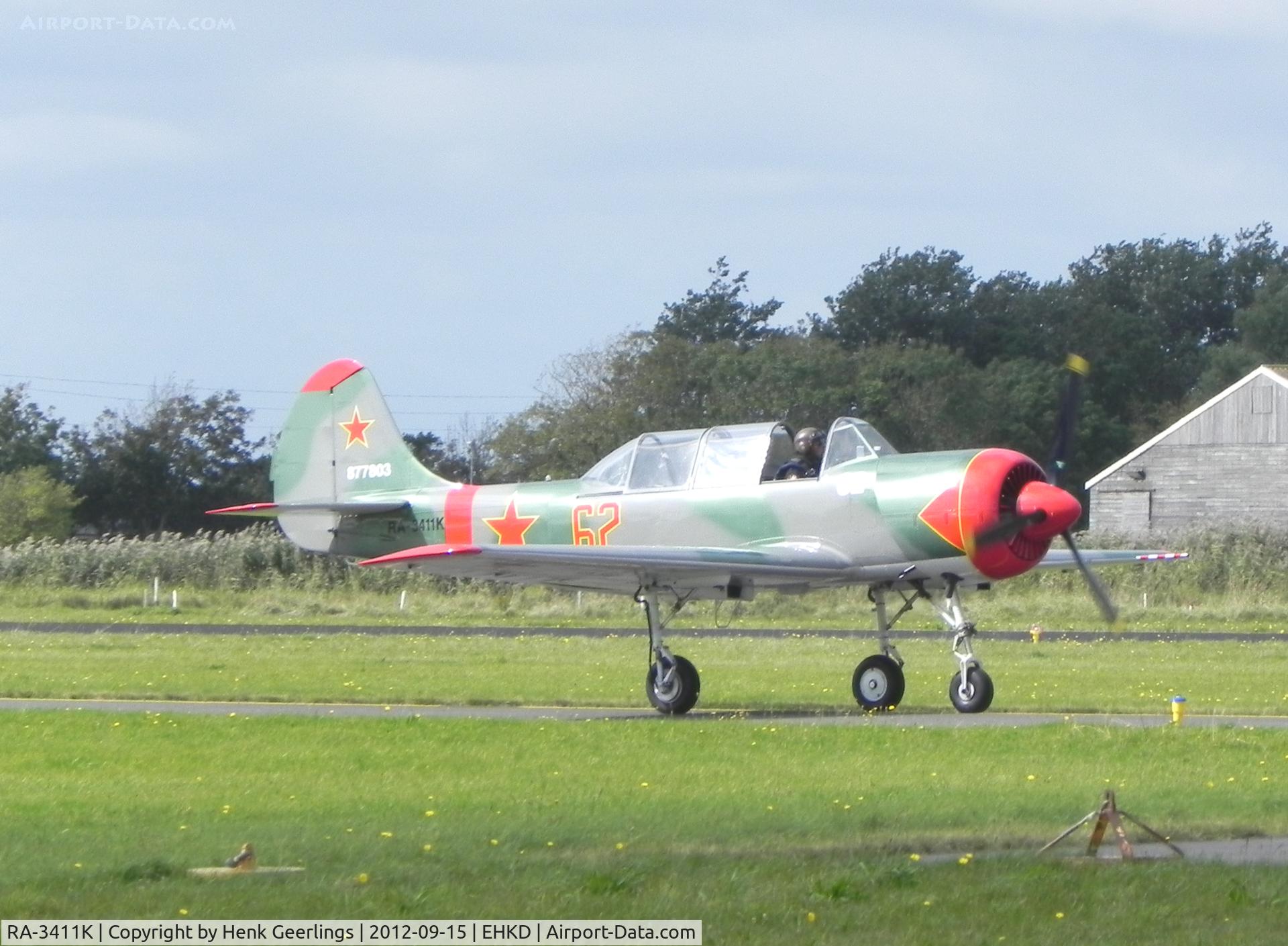 RA-3411K, 1987 Yakovlev Yak-52 C/N 877803, Heldair Show ;  Den Helder Airport

