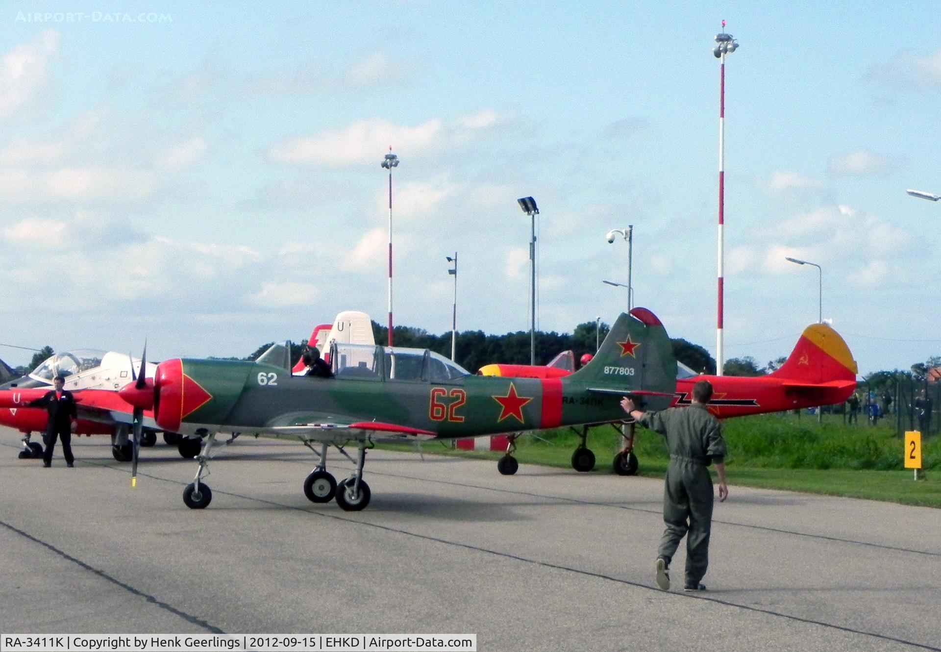 RA-3411K, 1987 Yakovlev Yak-52 C/N 877803, Heldair Show ;  Den Helder Airport

