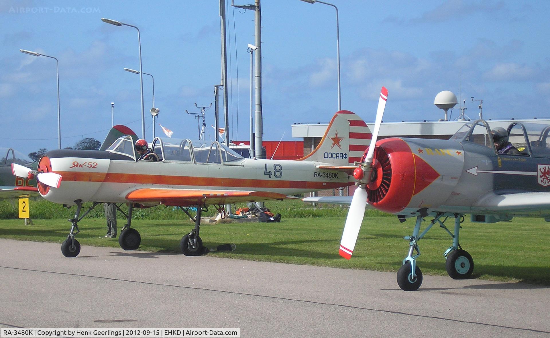 RA-3480K, Yakovlev Yak-52 C/N 9111413, Heldair Show ;  Den Helder Airport

